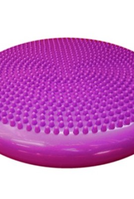 Air-Stability-Wobble-Cushion-Purple-35cm14in-Diameter-Balance-Disc-Pump-Included-0-0