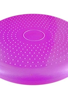 Air-Stability-Wobble-Cushion-Purple-35cm14in-Diameter-Balance-Disc-Pump-Included-0-3