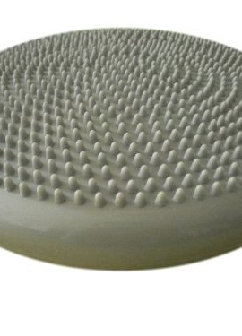 Air-Stability-Wobble-Cushion-Sliver-Grey-35cm14in-Diameter-Balance-Disc-Pump-Included-0-0