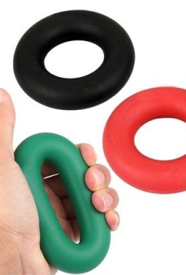 BECUTE-Set-of-3-Grip-Hand-Finger-Forearm-Strength-Trainer-Hand-Grip-Wrist-Developer-3-Levels-Exerciser-Gym-0-0