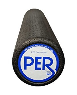 EPE Black High Density Foam Roller: 6\u0026quot;x36\u0026quot;, Round, 1.9 lbs per ...