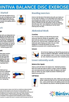Inflated-Stability-Wobble-Cushion-Exercise-Fitness-Core-Balance-Disc-Blue-0-4