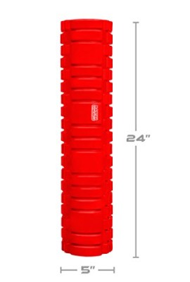 Master-of-Muscle-Unisex-Foam-Roller-for-Revolutionary-Muscle-Massage-for-Physical-Therapy-Exercise-with-E-Book-Instructions-24-by-5-Inch-0-1