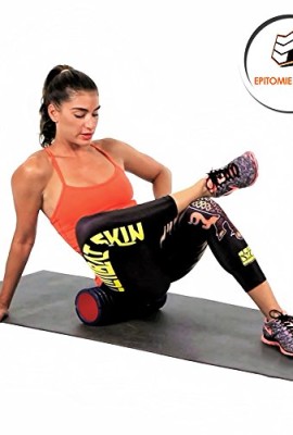Muscle-Foam-Roller--Revolutionary-Textured-Grid-Exercises-Massages-Muscles-Super-High-Density-EVA-Provides-Deep-Tissue-Massage-for-Back-IT-Band-Legs-Arms-Perfect-for-Pilates-CrossFit-Yoga-Running-Phys-0-4