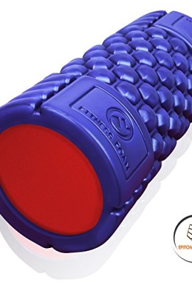 Muscle-Foam-Roller--Revolutionary-Textured-Grid-Exercises-Massages-Muscles-Super-High-Density-EVA-Provides-Deep-Tissue-Massage-for-Back-IT-Band-Legs-Arms-Perfect-for-Pilates-CrossFit-Yoga-Running-Phys-0-5