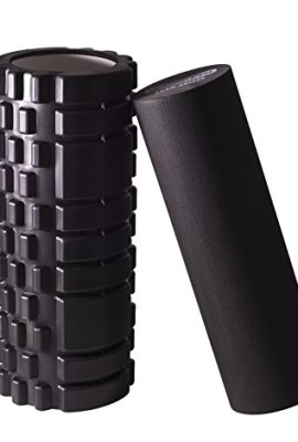 Muscle-Massage-Pro-2-In-1-Foam-Roller-Doctor-Recommended-Foam-Roller-With-Revolutionary-Design-For-Rapid-Lasting-Pain-Relief-And-Superior-Recovery-Black-0-0