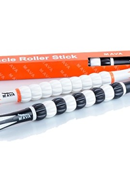 Muscle-Roller-the-best-pre-post-workout-deep-tissue-leg-neck-therapy-rollerstick-runners-cramp-sport-better-training-perfect-weightloss-massager-perfect-gift-foam-calf-athletes-pressure-point-ache-0