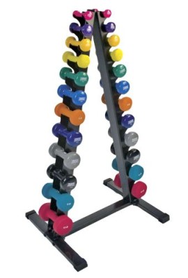 Neoprene-Vinyl-Vertical-DB-Rack-w-Vinyl-DB-Set-1-15-lb-0