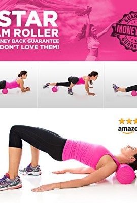 Pink-Exercise-Foam-Roller-with-Trigger-Point-Design-Massages-Soothes-Refreshes-And-Invigorates-Fits-Conveniently-Inside-Your-Sports-Bag-0-6