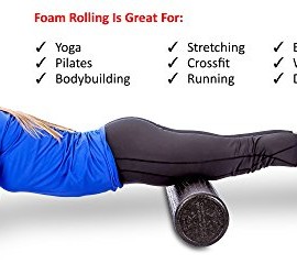 Premium-Foam-Roller-Bonus-E-Guide-with-Top-Foam-Rolling-Exercises-Black-Round-High-Density-Professional-Massage-Roller-Is-6-x-36-and-Made-in-USA-Buy-Now-to-Alleviate-Pain-in-All-Body-Areas-0-4