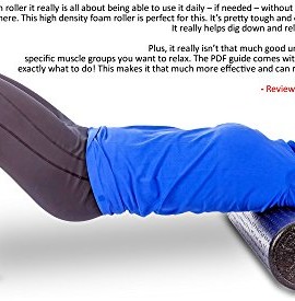 Premium-Foam-Roller-Bonus-E-Guide-with-Top-Foam-Rolling-Exercises-Black-Round-High-Density-Professional-Massage-Roller-Is-6-x-36-and-Made-in-USA-Buy-Now-to-Alleviate-Pain-in-All-Body-Areas-0-5