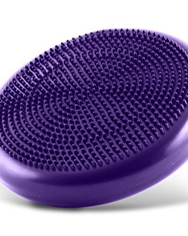 ProSource-Diameter-Core-Balance-Cushion-Exercise-Disc-Trainer-Board-with-Pump-Purple-14-Inch-0-0