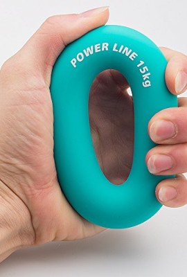 SMARTFLY-Six-color-Silicon-Ring-Hand-Grip-Trainer-for-Forearm-Hand-and-Finger-Strength-Extension-Crushing-Pinch-Grip-Training-Solution-Color-Blue15kg-3-Level-Resistance-15-20-25KG-0-0