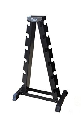 SPRI-Deluxe-Rubber-Dumbbell-A-Frame-Rack-0