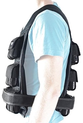 Titan-Fitness-Adjustable-Weighted-Vest-30LB-Resistance-Weight-Training-Football-0-4
