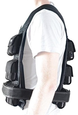 Titan-Fitness-Adjustable-Weighted-Vest-30LB-Resistance-Weight-Training-Football-0-6