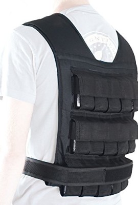 Titan-Fitness-Adjustable-Weighted-Vest-30LB-Resistance-Weight-Training-Football-0-7