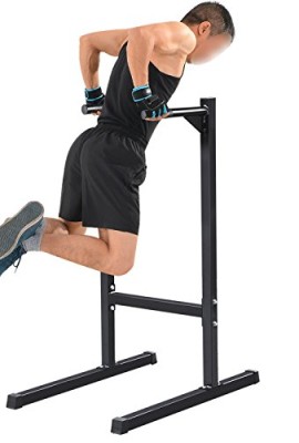 Yaheetech-Dip-Station-Stand-Standing-Exercise-Bicep-Tricep-0
