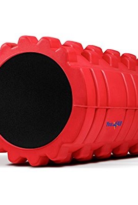 Yes4All-Red-Solid-Core-AP-Roller-12-x-5-Deep-Tissue-Massage-II-1B6YZ-0