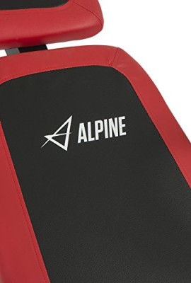 ALPINE-Fitness-Pro-Deluxe-Inversion-Table-Chiropractic-Exercise-Back-Reflexology-Red-0-4