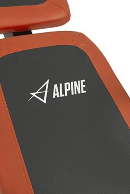 ALPINE-Pro-Deluxe-Inversion-Table-Exercise-Back-Reflexology-Foldable-Orange-0-4