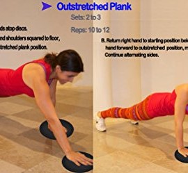 Fitness-Gliding-Discs-by-IFITBELT-2-Dual-Sliding-Sliders-Core-Sliders-Glide-Discs-for-Use-on-Floors-Abdominal-Equipment-Body-Shaping-and-Core-Trainer-with-Low-Impact-0-4