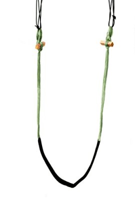 FlyHighYoga-Hanging-Belt-Green-Educational-DVD-Yoga-SwingSlingInversion-Tool-Aerial-Yoga-Antigravity-TRX-Trapeeze-0-2