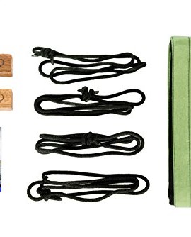 FlyHighYoga-Hanging-Belt-Green-Educational-DVD-Yoga-SwingSlingInversion-Tool-Aerial-Yoga-Antigravity-TRX-Trapeeze-0-3