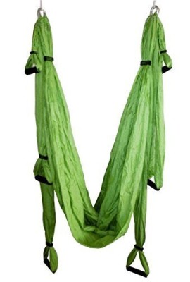Omitree-Deluxe-660-Lb-Decompression-Inversion-Therapy-Yoga-Swing-Aerial-Hammock-Flying-Yoga-Strap-Green-by-Omitree-0