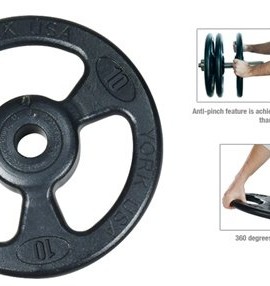 Steel-Composite-Olympic-Grip-Plate-Black-ISO-GRIP-10-lb-0